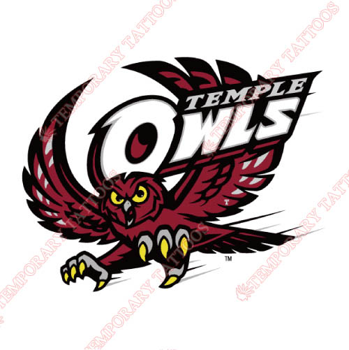 Temple Owls Customize Temporary Tattoos Stickers NO.6445